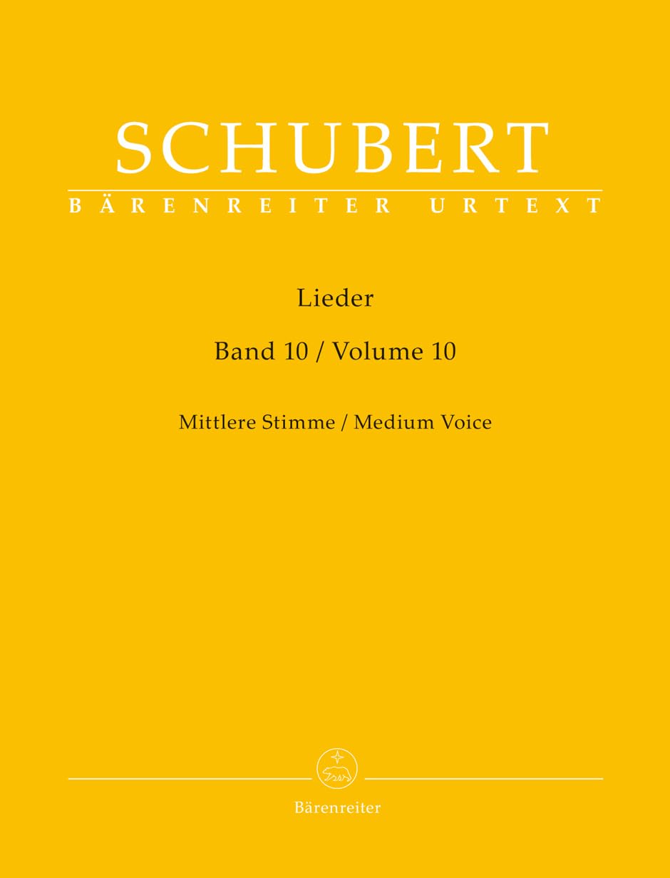 Lieder, Band 10 für mittlere Stimme Arts & Music