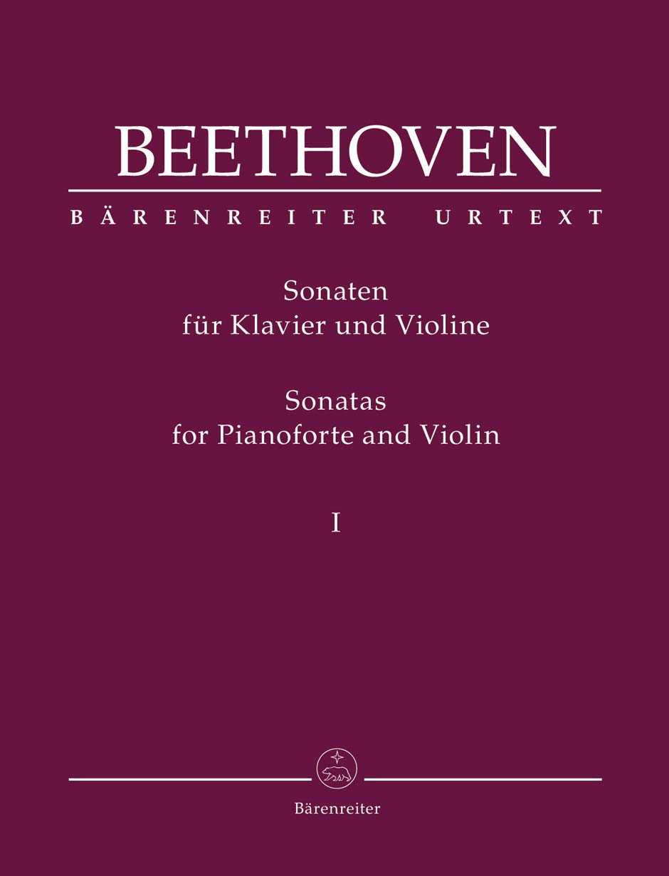 Sonaten für Klavier und Violine (Band I). Spielpartitur, Stimme, Urtextausgabe, Sammelband. BÄRENREITER URTEXT Books