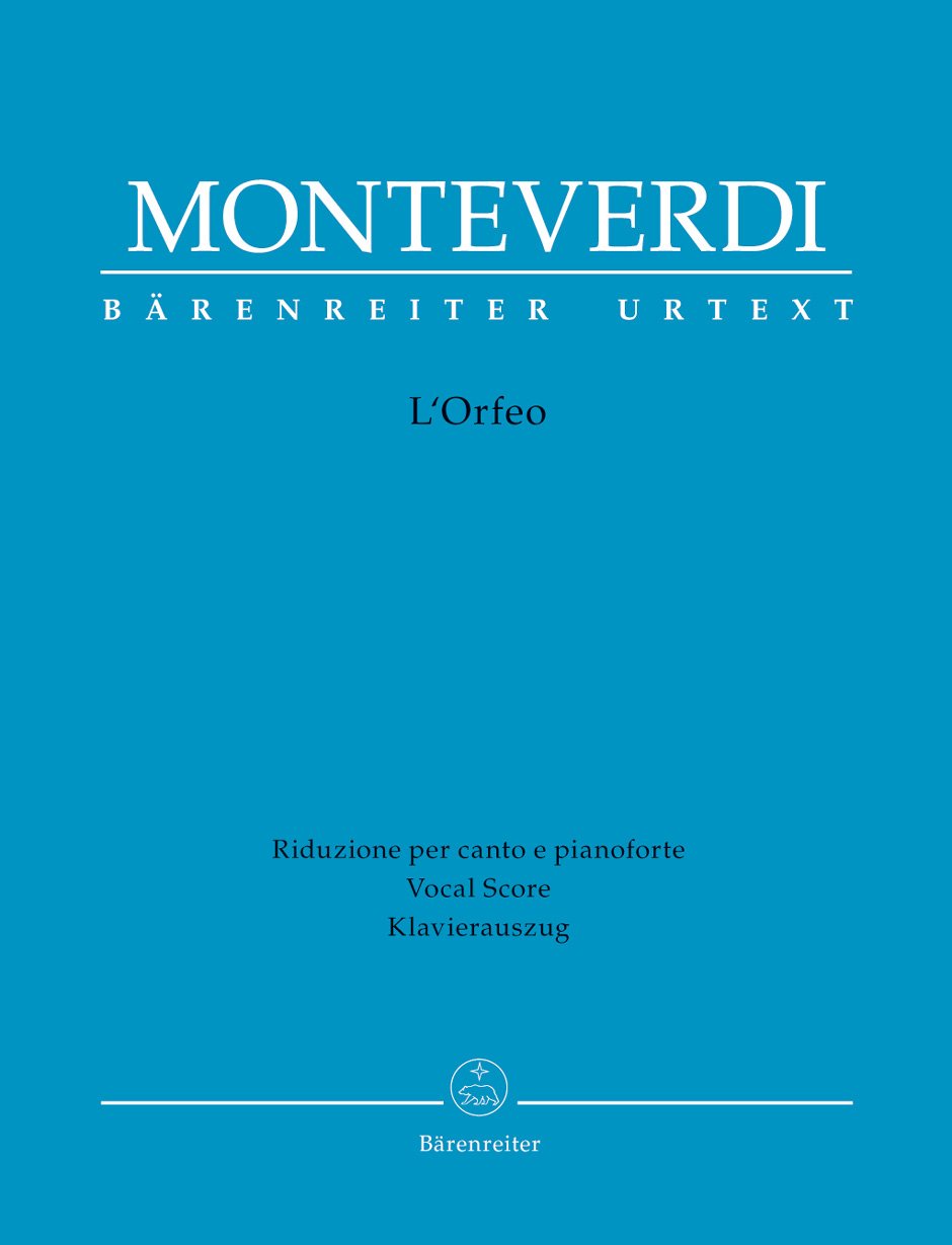 L'Orfeo: Favola in musica in einem Prolog und 5 Akten. Klavierauszug, Urtextausgabe book
