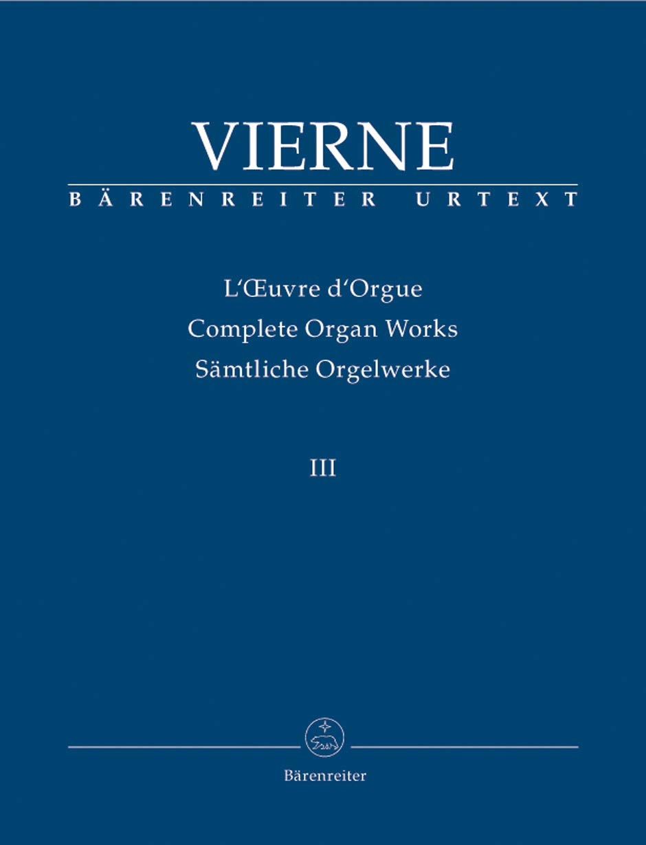 Symphonie Nr.3 op.28 (1911), Orgel: Text französ.-engl.-dtsch. Sheet Music