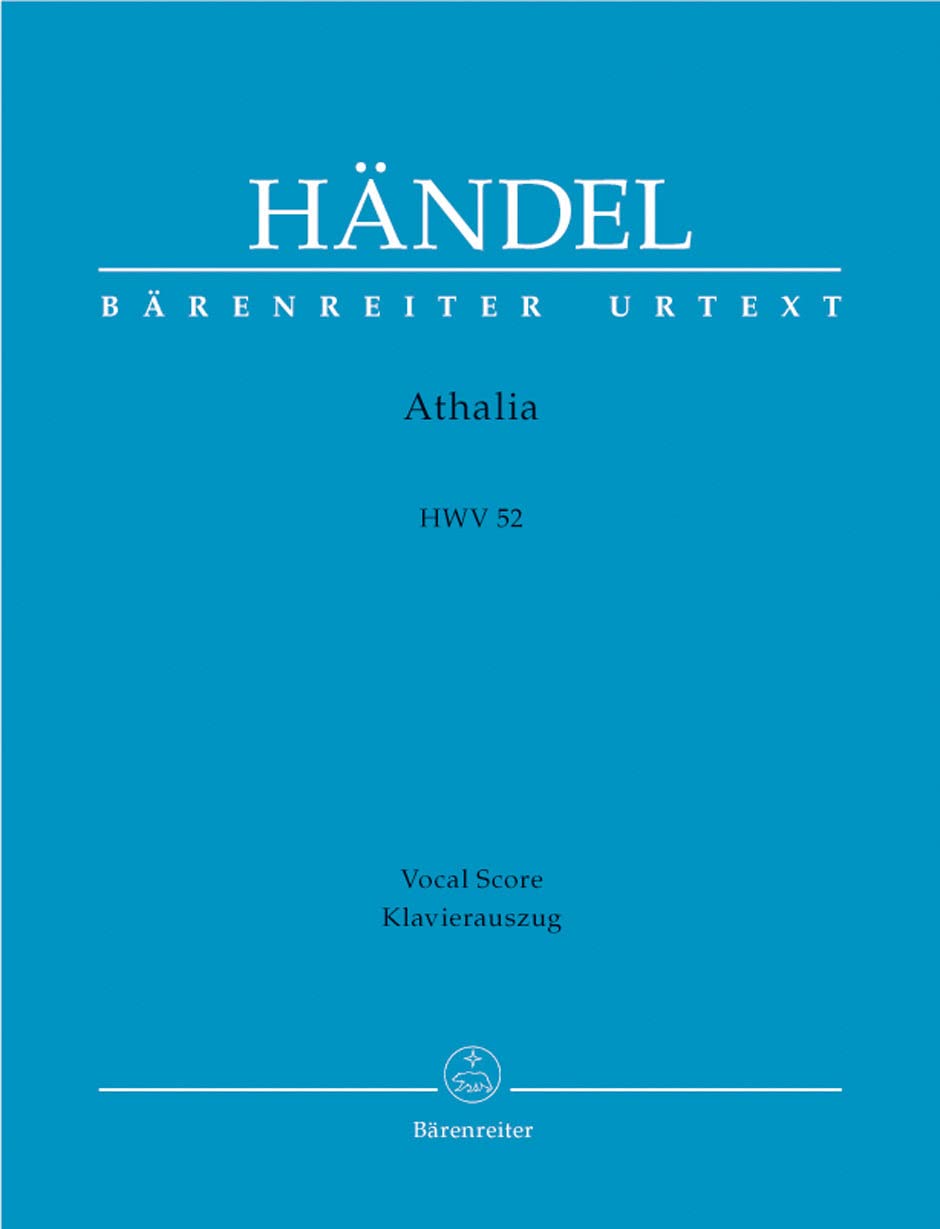 Athalia HWV 52, Klavierauszug Sheet Music