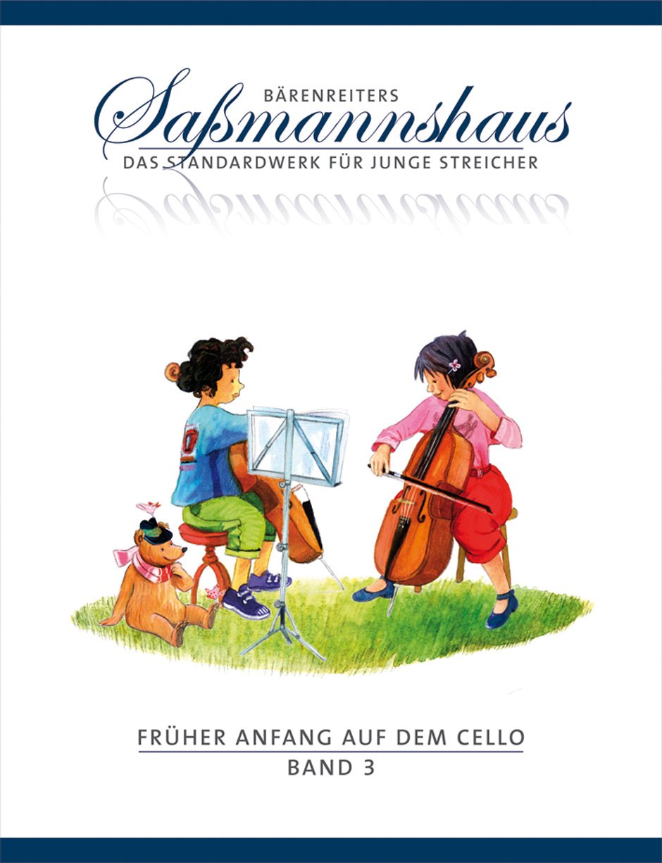 Früher Anfang auf dem Cello 3: Die Celloschule für Kinder ab 4 Jahre. Frühes Duospiel. Tänze und Spielstücke in verschiedenen Tonarten aus alter und neuer Zeit. 12 Übungen mit 88 Spielstücken Sheet Music