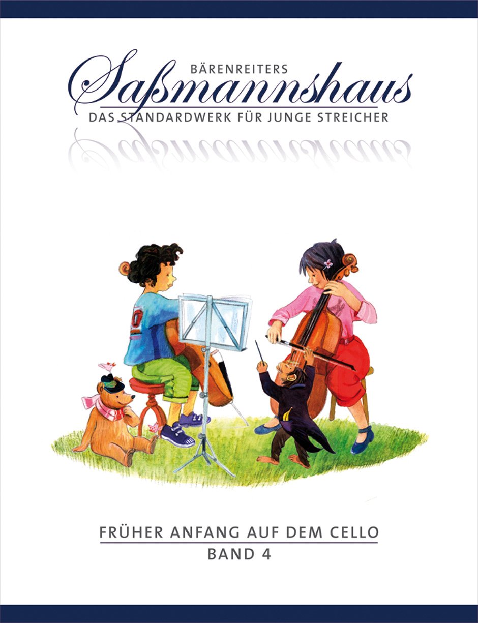 Früher Anfang auf dem Cello, Band 4 -Duospiel in allen Lagen-. Spielpartitur. Bärenreiters Saßmannshaus: Duospiel in allen Lagen. Die Celloschule für ... Schulen des 19. und frühen 20. Jahrhunderts Sheet Music