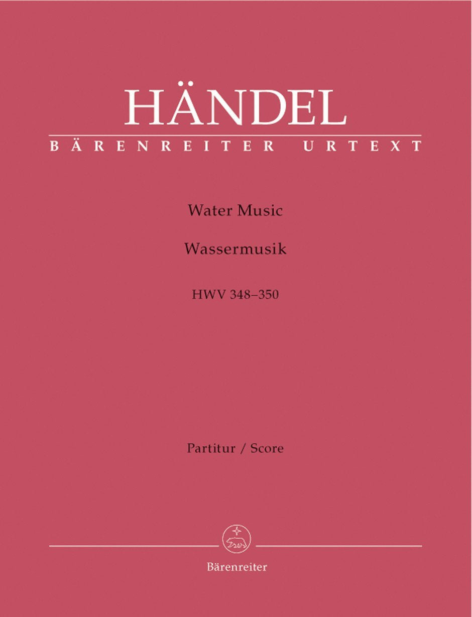 Wassermusik HWV 348-350. Partitur, Urtextausgabe Arts & Music