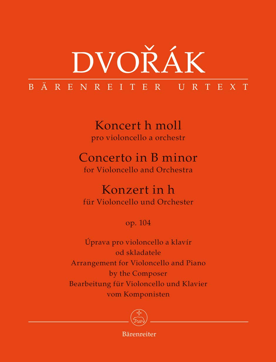 Konzert in h für Violoncello und Orchester op. 104: Klavierauszug vom Komponisten Sheet Music