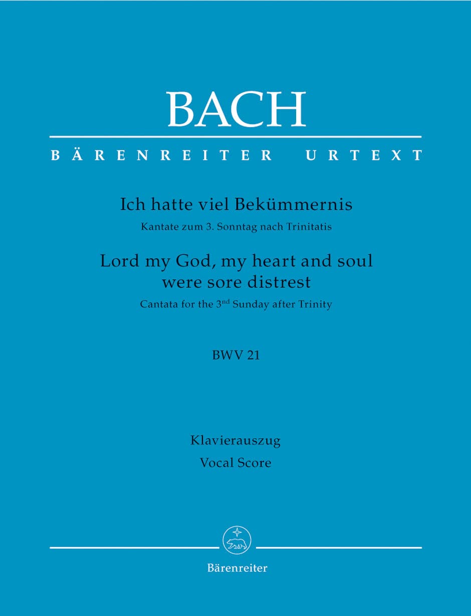 Ich hatte viel Bekümmernis BWV 21 book