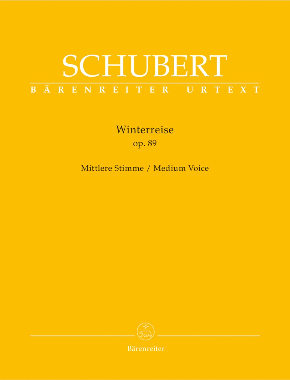 Winterreise op. 89 D 911 (Mittlere Stimme).BÄRENREITER URTEXT.Singpartitur, Urtextausgabe Sheet Music