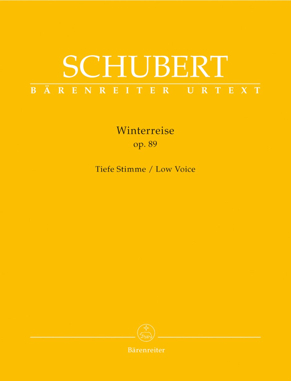 Winterreise op. 89: Tiefe Stimme. Vorwort von Walther Dürr über Entstehungsgeschichte und Quellenlage. Auf Grundlage der praktischen Gesamtausgabe sämtlicher Schuber-Lieder, Band 3 Sheet Music