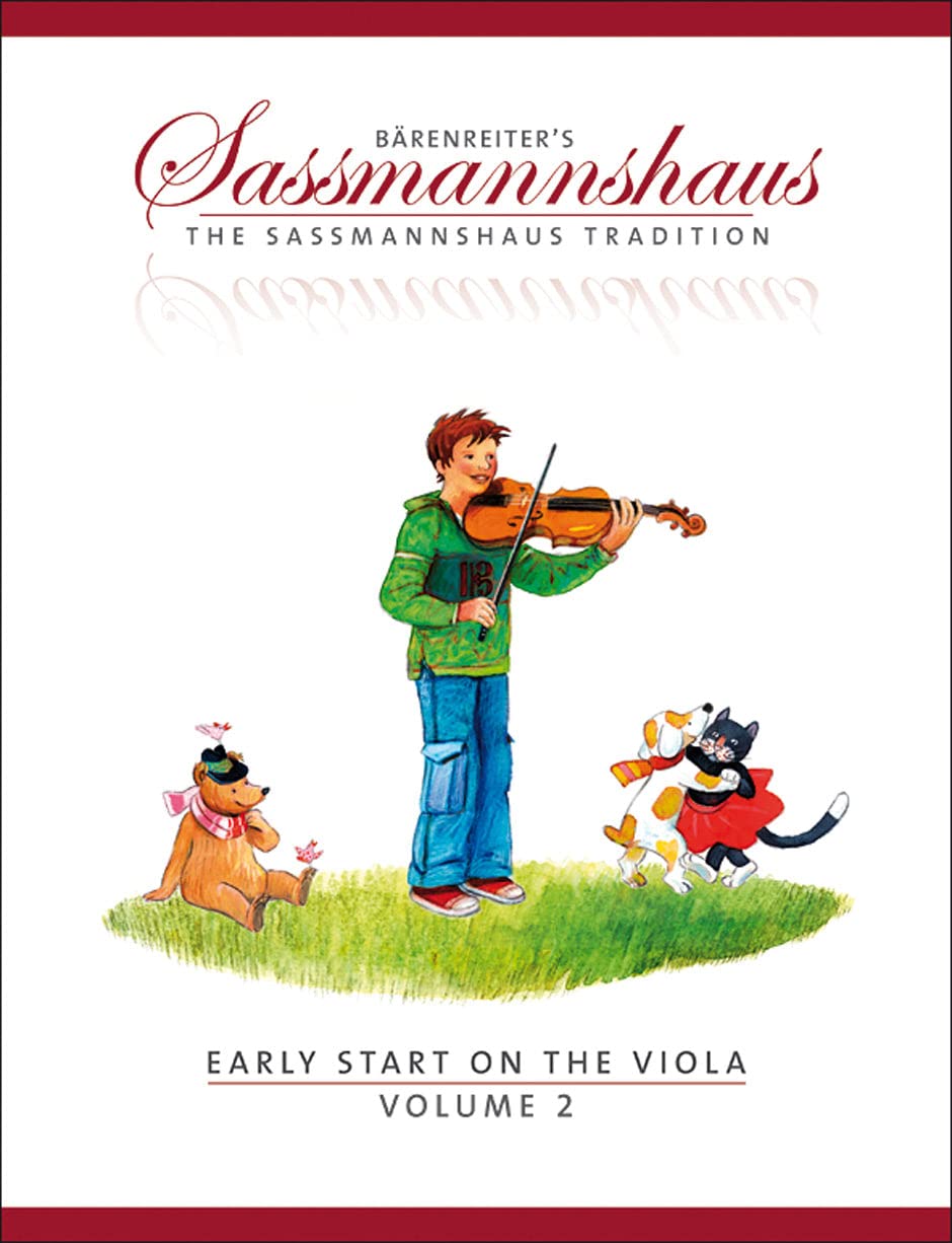 Egon sassmannshaus - early start on the viola 2 - a viola method for children book