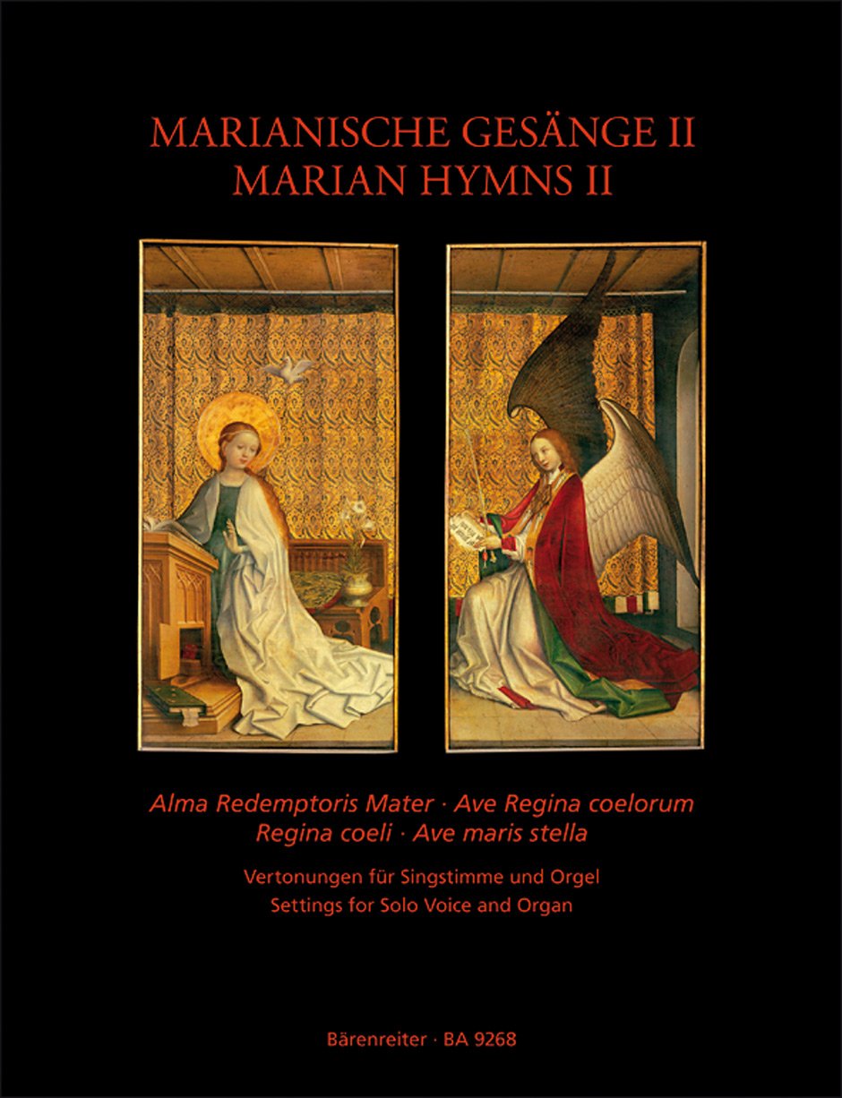 Alma Redemptoris Mater - Ave Regina coelorum - Regina coeli - Ave maris stella, für Singstimme und Orgel, Partitur: Bekannte Vertonungen im mittleren ... und für Abendmusiken. Vorw. dtsch.-engl. Sheet Music