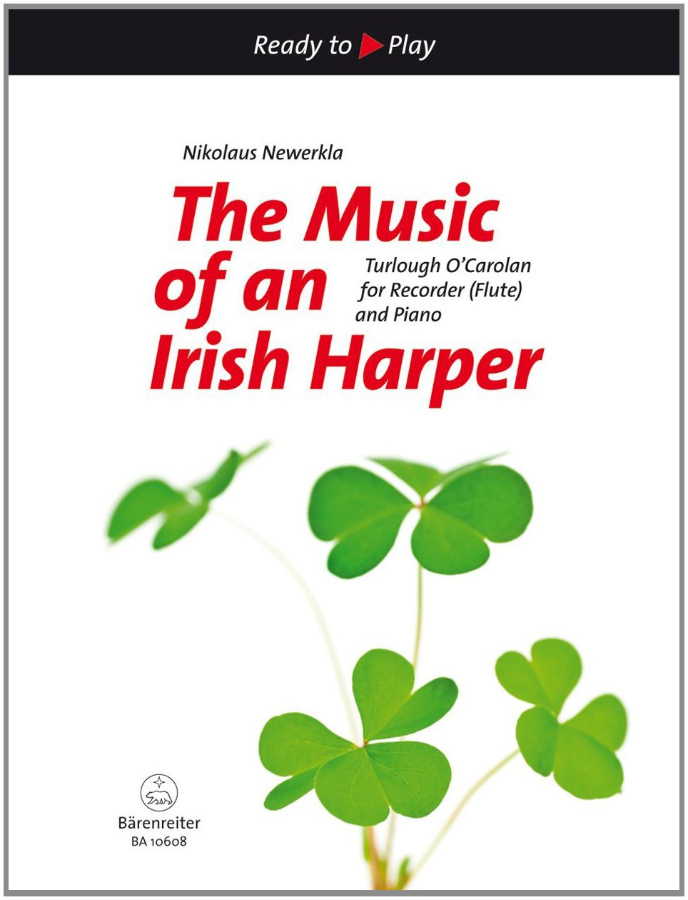 The Music of an Irish Harper for Recorder (Flute) and Piano Sheet Music