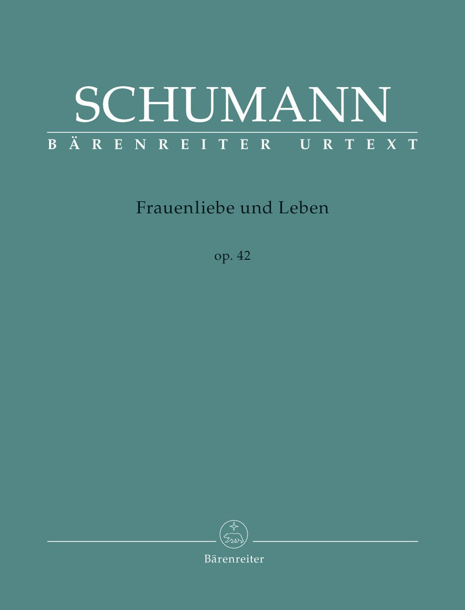 Frauenliebe und Leben op. 42. Singpartitur book
