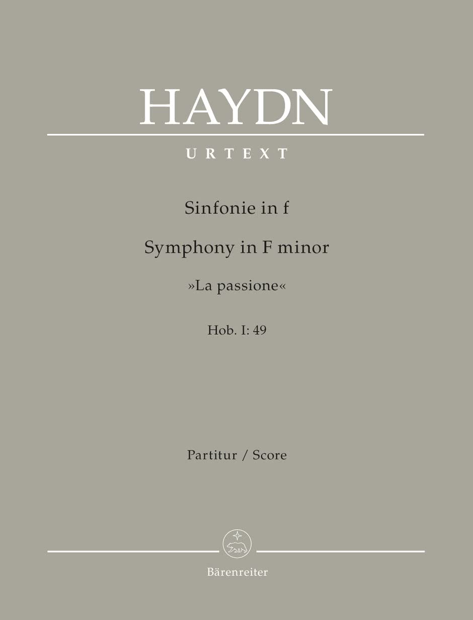 Sinfonie in f La passione Hob. I:49 Sheet Music