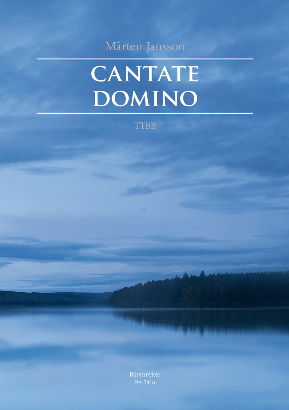 Cantate Domino. Psalm 96: 1-3. Chorpartitur. Für Männerchor (TTBB) Sheet Music