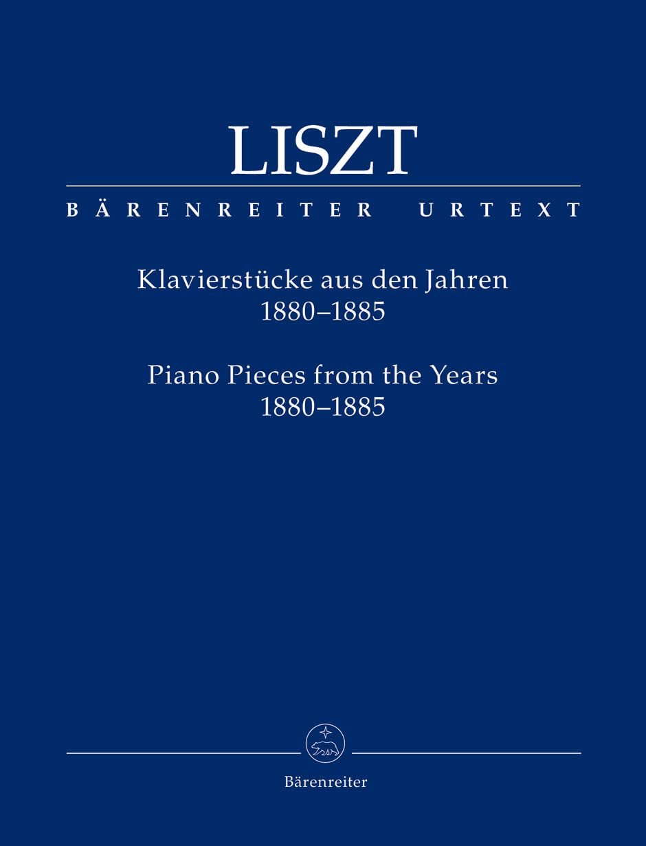 Klavierstücke aus den Jahren 1880–1885. Spielpartitur, Urtextausgabe, Sammelband. BÄRENREITER URTEXT Books