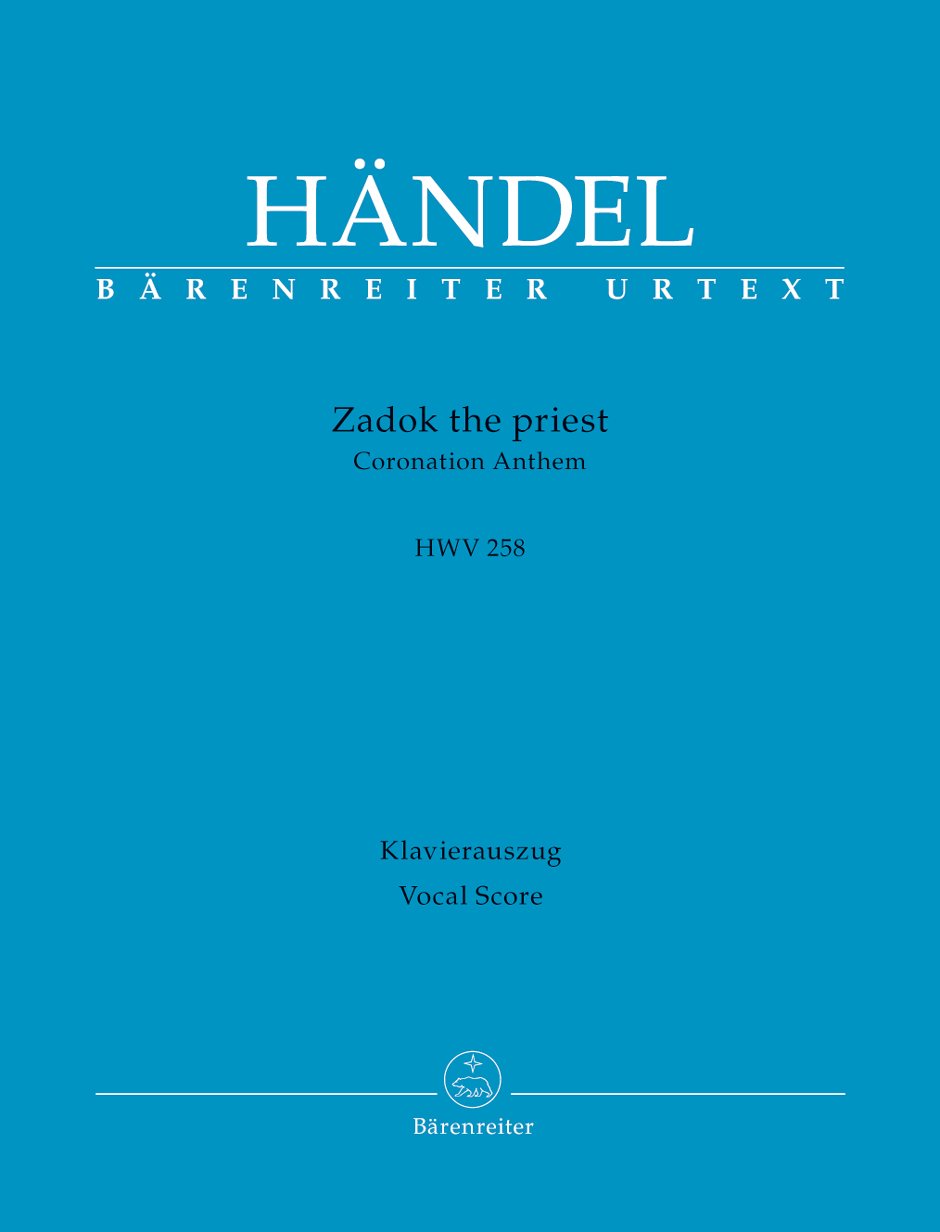 Zadok the Priest. Klavierauszug Art & Literature