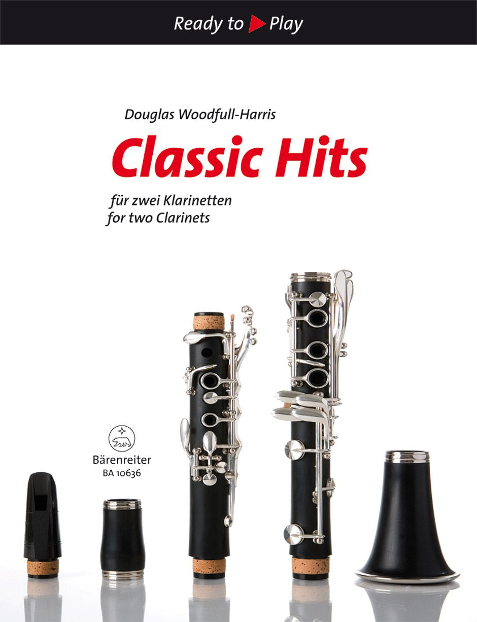 Classic Hits für zwei Klarinetten Sheet Music