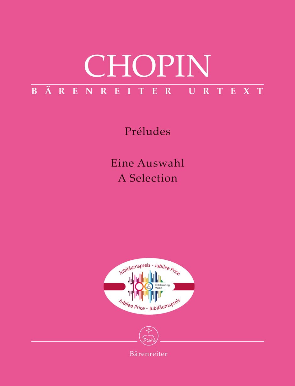 Préludes -Eine Auswahl-. Spielpartitur, Urtextausgabe. BÄRENREITER URTEXT Sheet Music