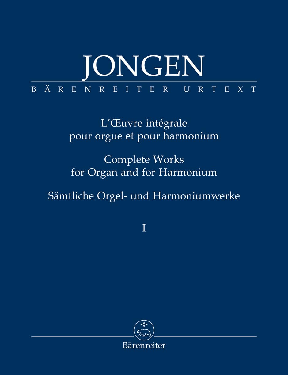 Sämtliche Orgel- und Harmoniumwerke, Band 1: Spielpartitur, Urtextausgabe Sheet Music