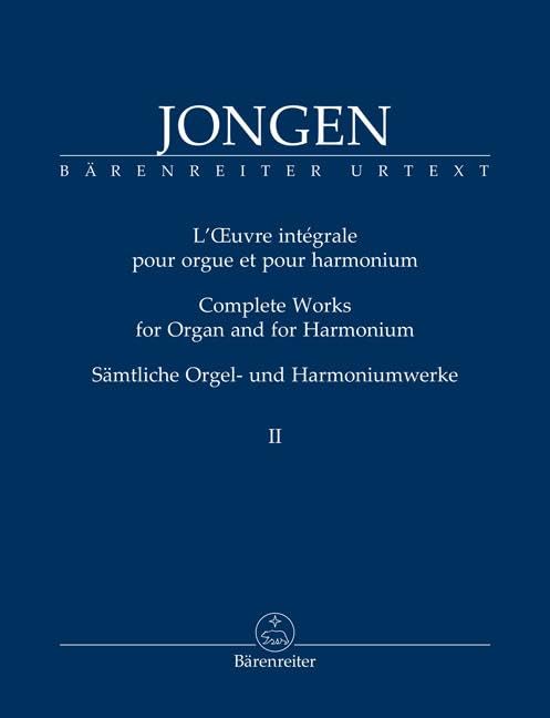 Sämtliche Orgel- und Harmoniumwerke, Band 2: Spielpartitur, Urtextausgabe Sheet Music