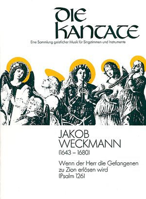 Weckmann: Wenn der Herr die Gefangenen. Partitur Sheet Music