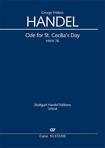 Ode for St. Cecilias Day (Klavierauszug) Sheet Music