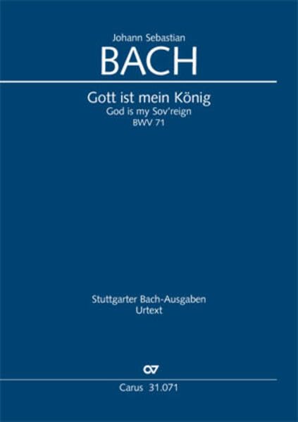 Gott ist mein König: Kantate zum Ratswechsel in Mühlhausen Sheet Music
