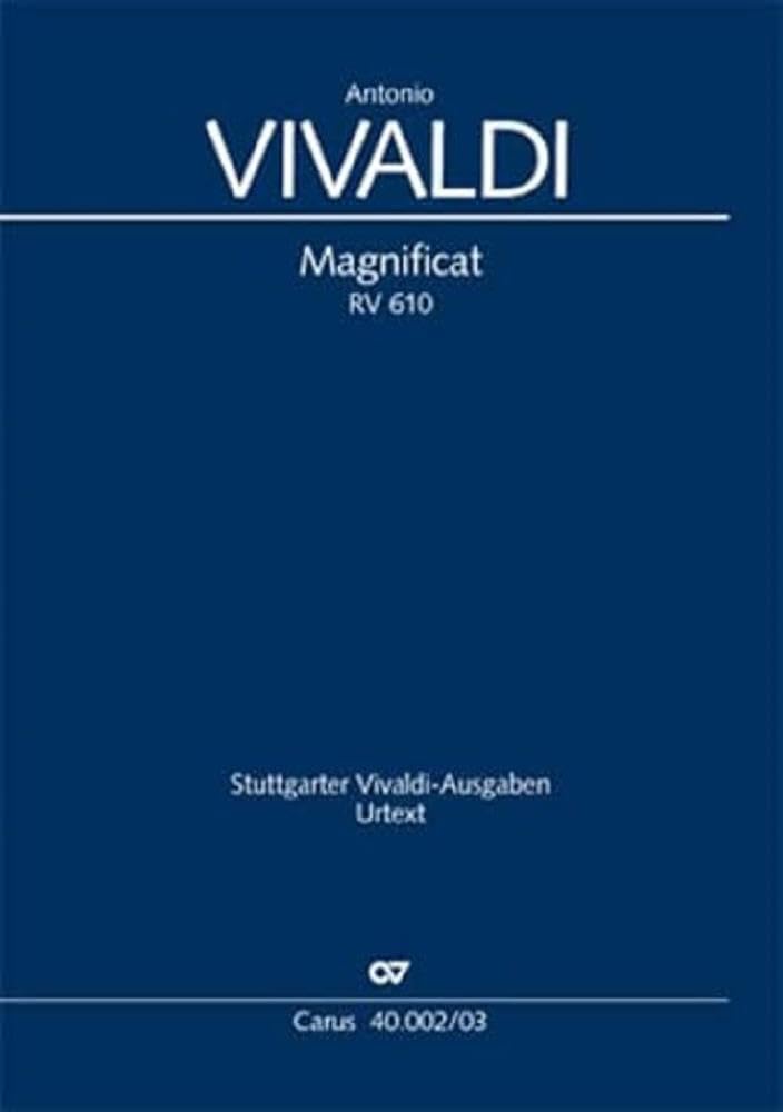 Magnificat (Klavierauszug): RV 610 / RV 611 Sheet Music