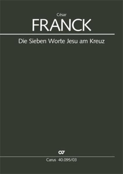 Die Sieben Worte Jesu am Kreuz (Klavierauszug) Sheet Music