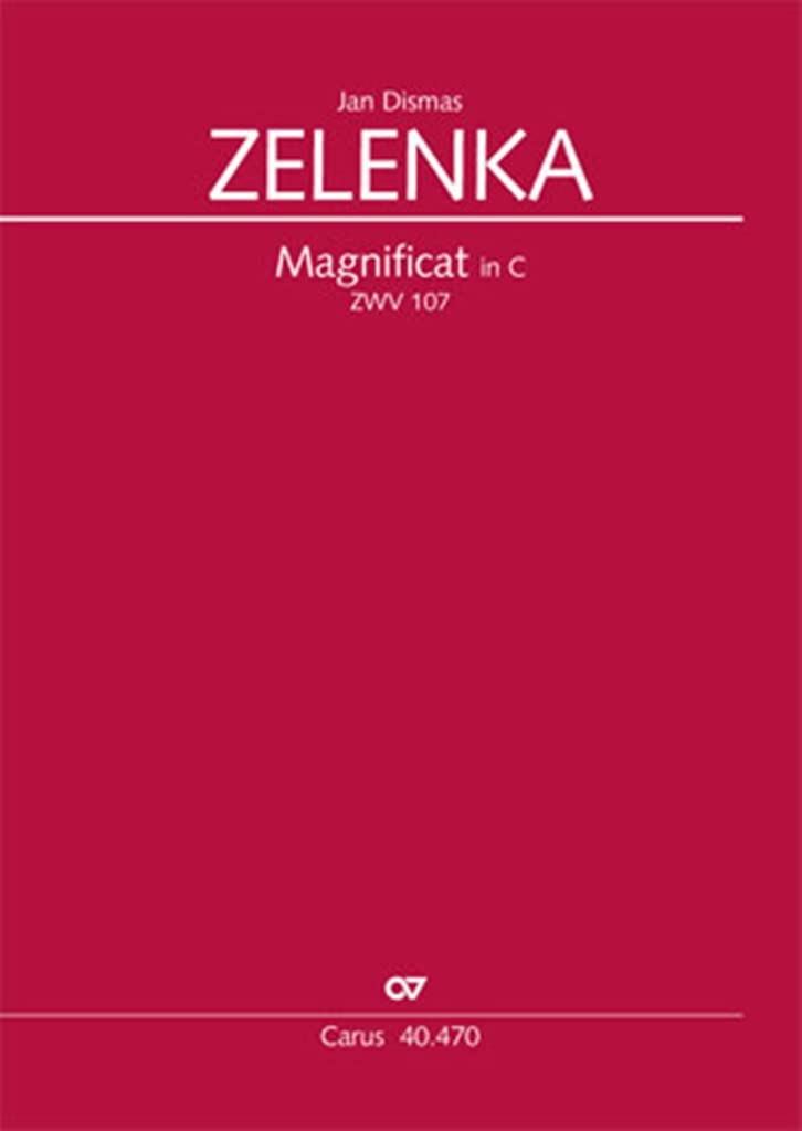 Zelenka: Magnificat in C (ZWV 107). Chorpartitur (20 St.) Music