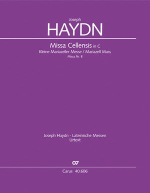 Haydn: Missa Cellensis (Mariazeller-Messe) (Hob. XXII:8). Partitur Sheet Music