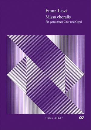 Liszt: Missa choralis (S 10). Partitur Sheet Music