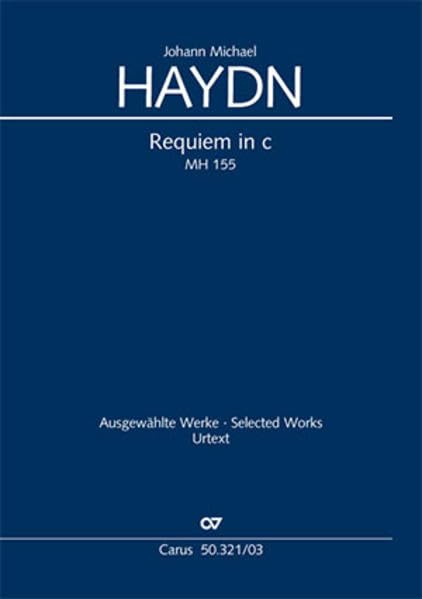 Requiem in c (Klavierauszug): MH 155 Sheet Music