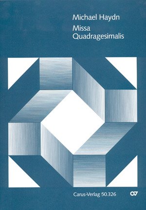 Haydn: Missa Quadragesimalis (MH 552). Partitur Books