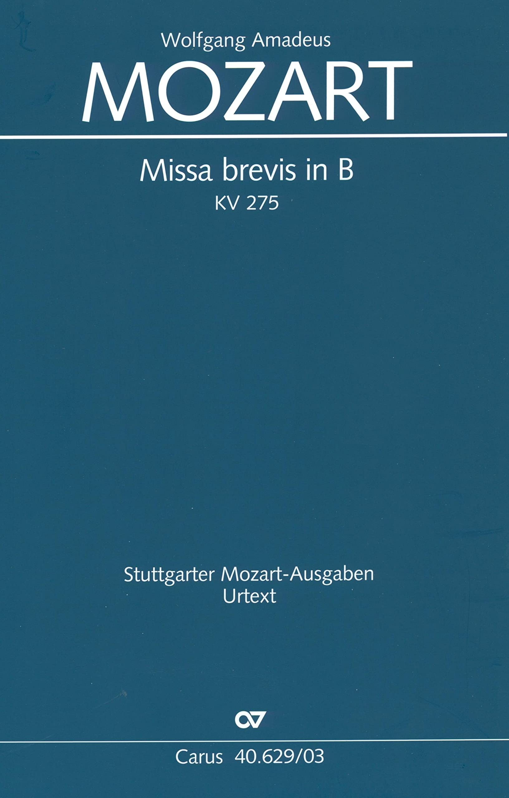 Missa brevis in B Sheet Music