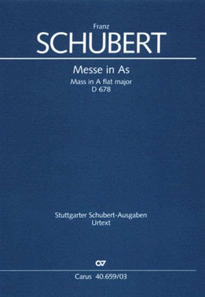 Messe in As (Klavierauszug) Sheet Music