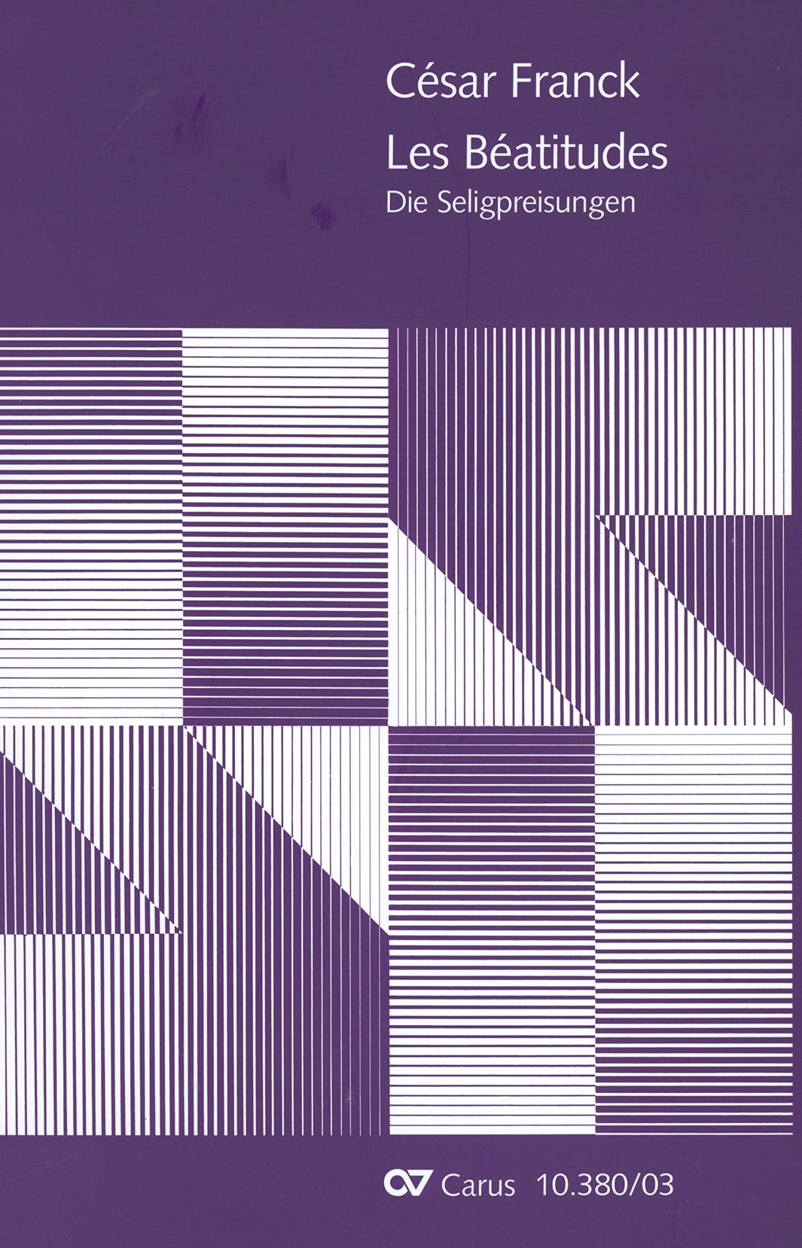 Franck: Les Béatitudes (Die Seligpreisungen). Klavierauszug Sheet Music
