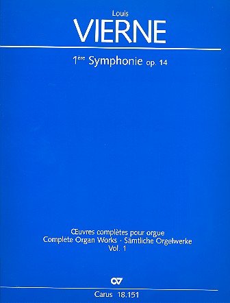Sinfonie Nr.1 op.14 : für Orgel Sheet Music
