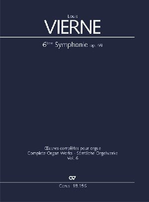 Vierne: Symphonie Nr. 6 in h (op. 59). Partitur Sheet Music