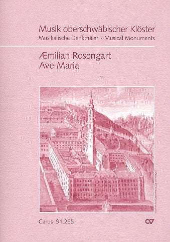 Ave Maria : für Soli, gem Chor und 2 Hörner (2 Klarinetten ad lib) Partitur Sheet Music