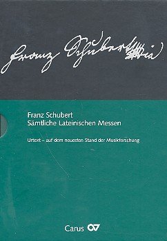 Sämtliche lateinische Messen : für Soli, gem Chor und Orchester 6 Studienpartituren im Schuber (Urtext) Sheet Music