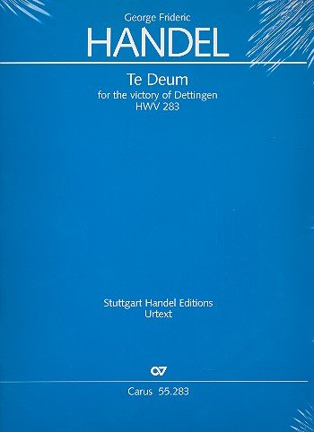 Dettinger Te Deum HWV283 : für Soli, gem Chor und orchester Partitur (dt/en) Sheet Music