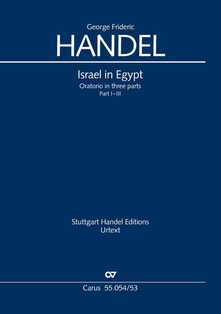 Israel in Egypt - Part I-III (Klavierauszug englisch) Sheet Music