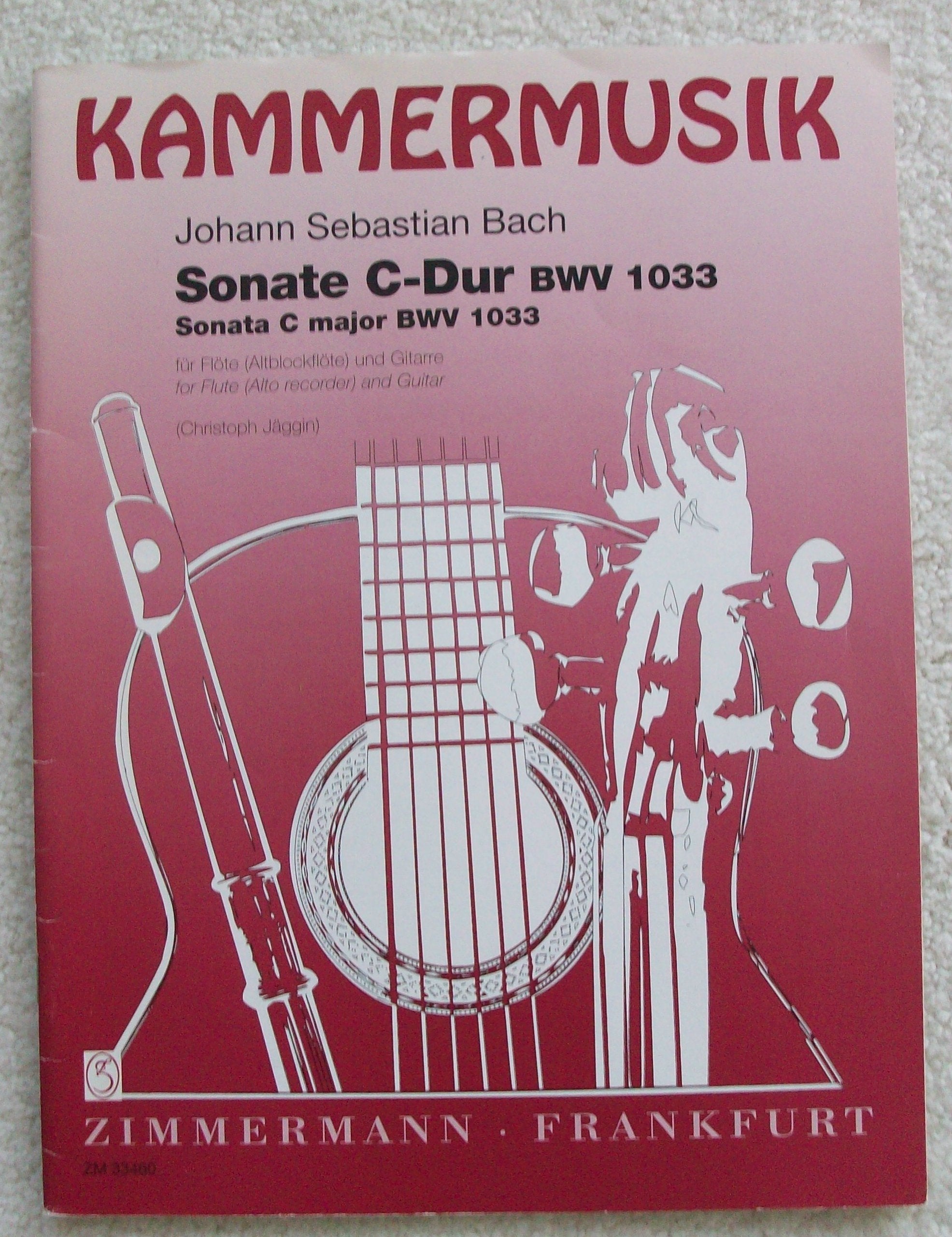 Bach: Konzert in d (BWV 1060). Partitur mit 2 Stimmen Books