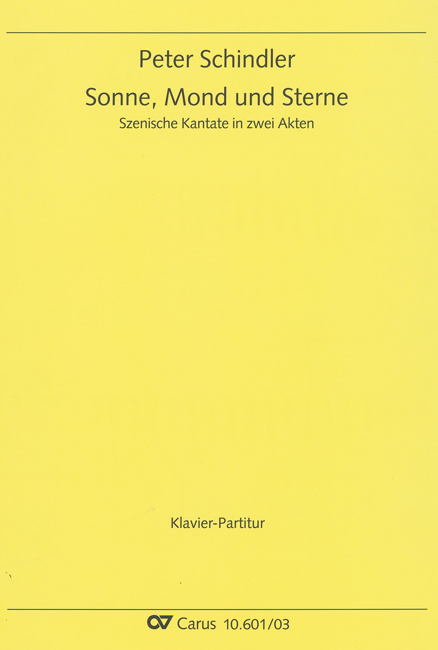 Sonne, Mond und Sterne (Klavier-Partitur) Sheet Music