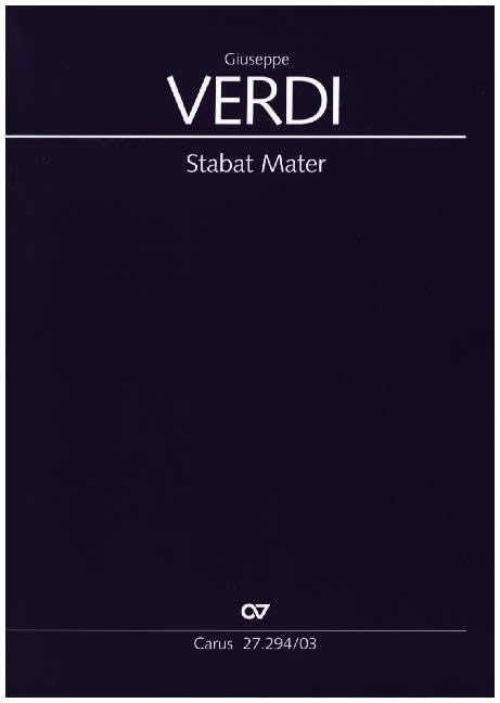 Stabat Mater, Klavierauszug Sheet Music