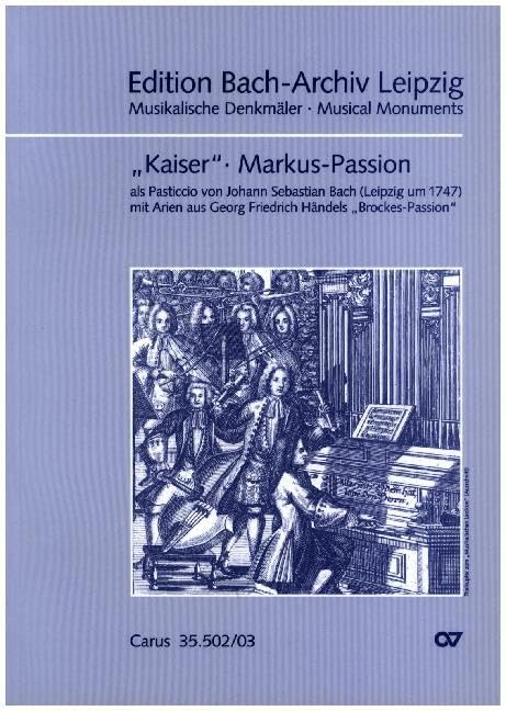 Markus-Passion, Klavierauszug Sheet Music