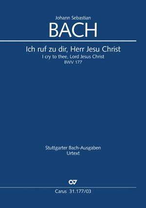 Ich ruf zu dir, Herr Jesu Christ - VOCAL SCORE cd