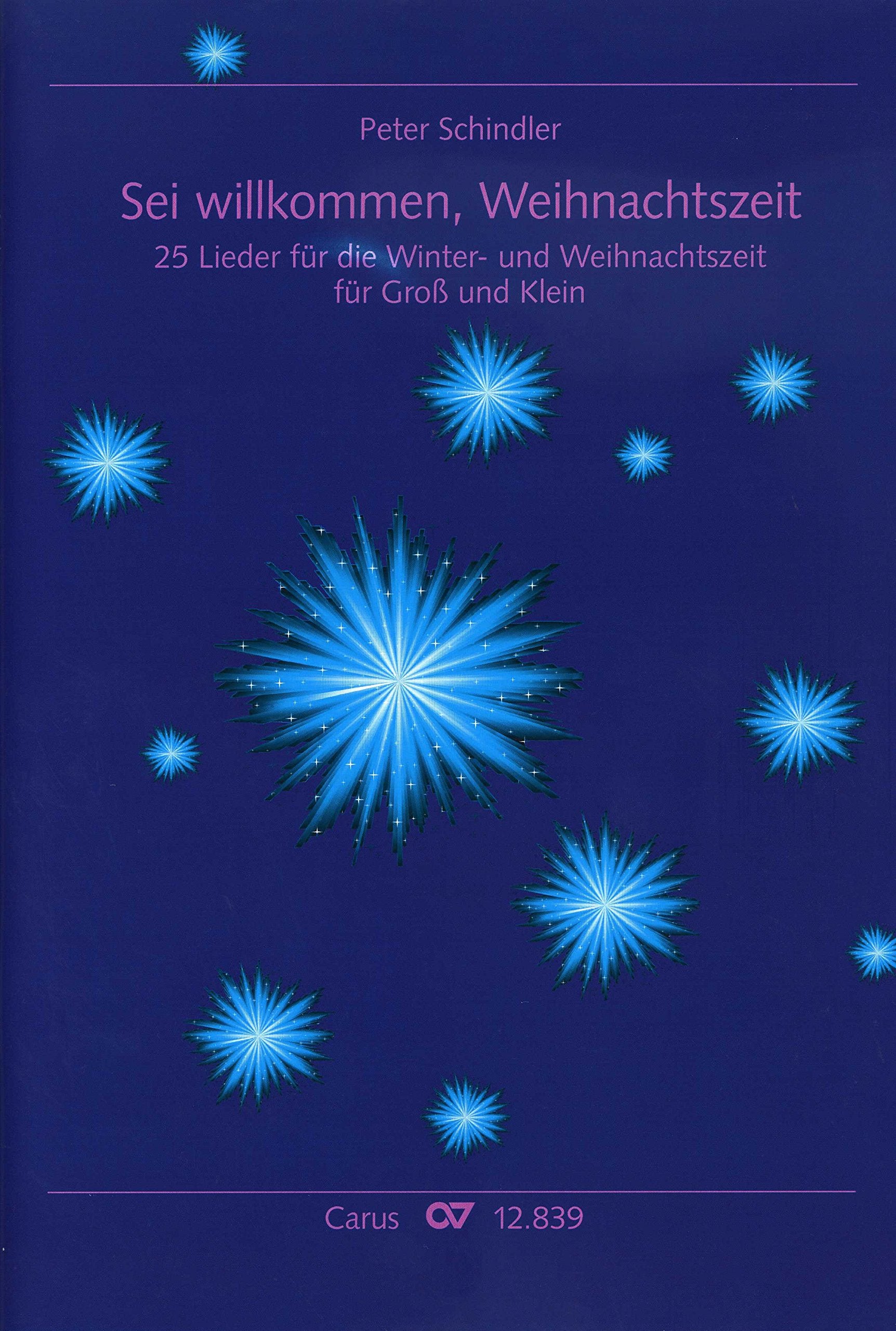 Sei willkommen, Weihnachtszeit: 25 Lieder für die Winter- und Weihnachtszeit für Groß und Klein Sheet Music