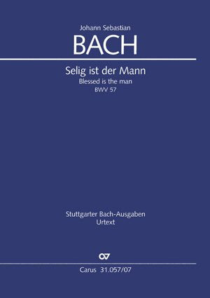 Selig ist der Mann (Dialogus), Studienpartitur: Kantate zum 2. Weihnachtstag Sheet Music